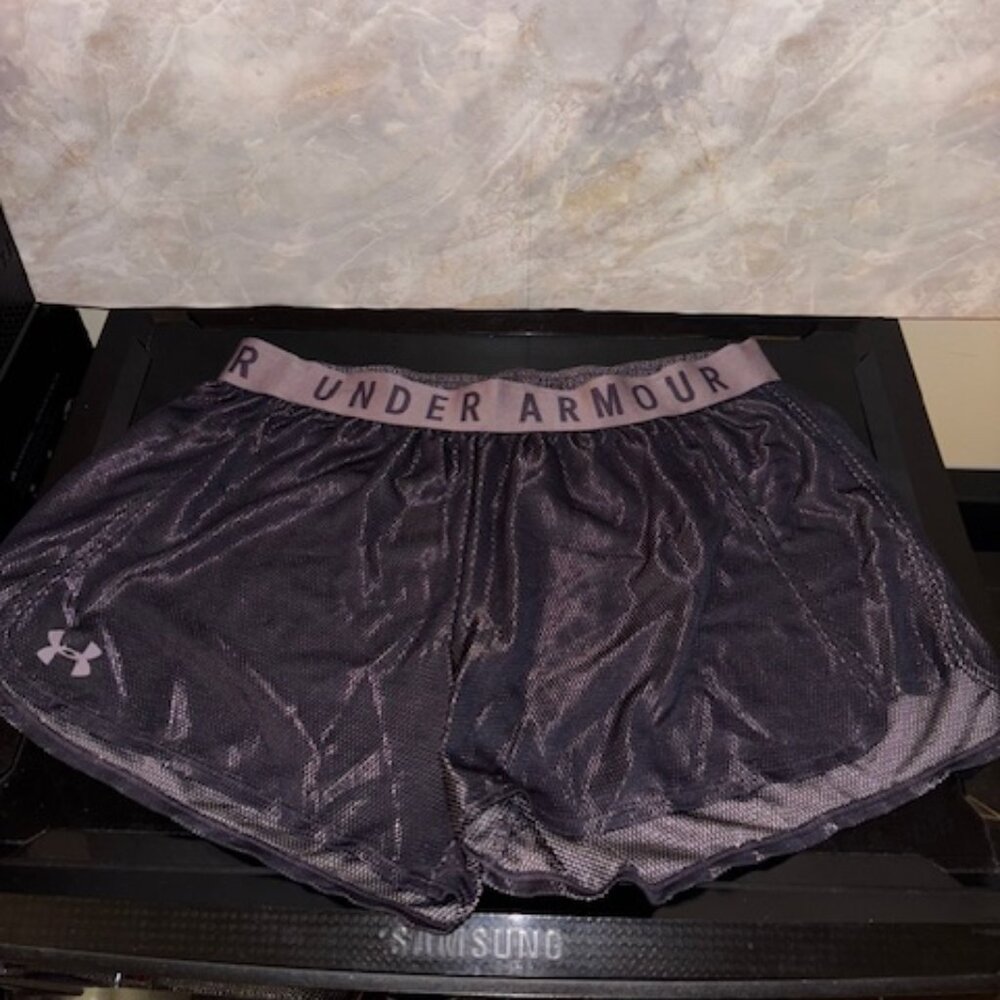 Running Apparel Shorts, Large, Dark Purple